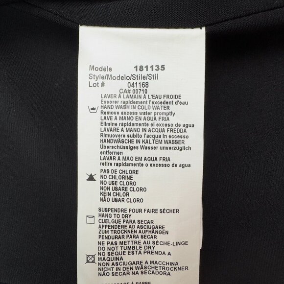 Joseph Ribkoff Black/White Piped Front Pocket Open Front Jacket Women's Size 6 - Picture 7 of 8